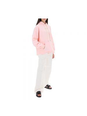 Sudadera con capucha con estampado Marni rosa