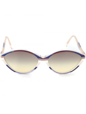 Gafas de sol a rayas Balenciaga Pre-owned azul