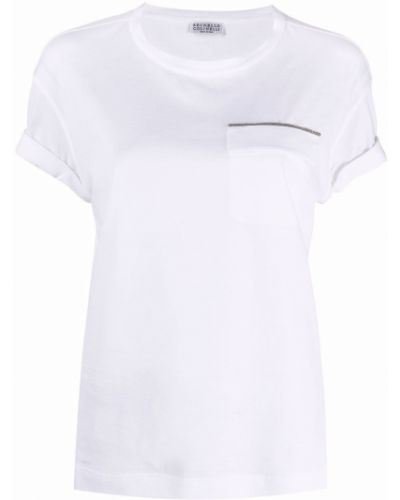 Camiseta Brunello Cucinelli blanco
