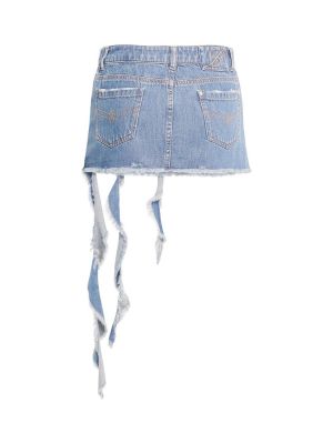 Džínsová sukňa Blumarine modrá