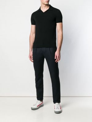 Polo marškinėliai Giorgio Armani juoda