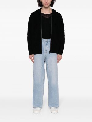 Kapučdžemperis ar rāvējslēdzēju Croquis melns