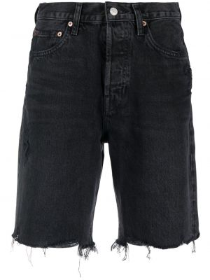 Jeans-shorts Agolde svart