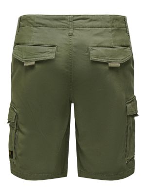 Pantalon cargo Only & Sons vert