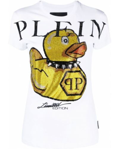 T-paita Philipp Plein valkoinen