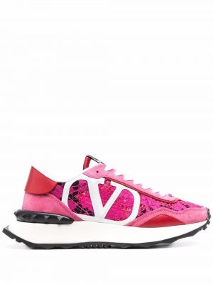 Mesh sneakers Valentino Garavani rosa