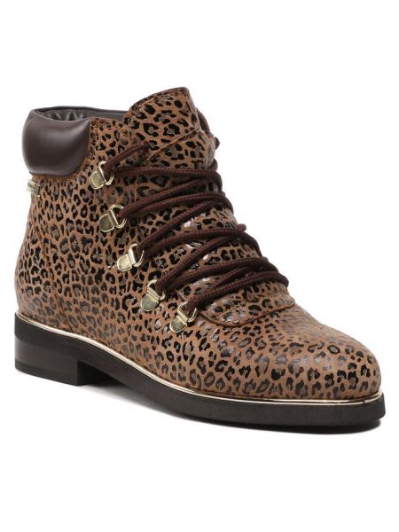 Леопардові черевики Les Tropeziennes коричневі