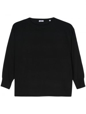 Bombažni pulover Aspesi črna