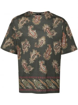 Raštuota medvilninė marškiniai su paisley raštu Etro