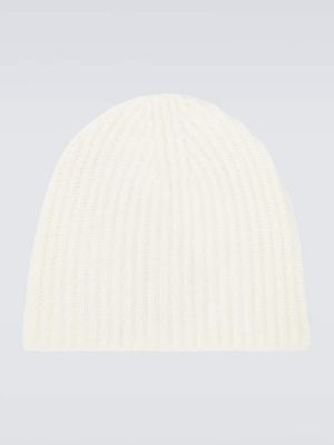 Sombrero de cachemir con estampado de cachemira Gabriela Hearst blanco