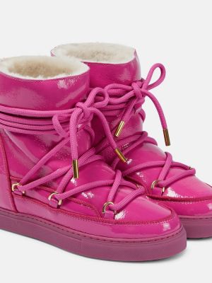 Δερμάτινα sneakers Inuikii ροζ