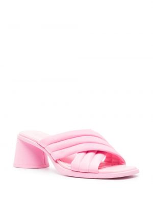 Sandales à motif géométrique Camper rose