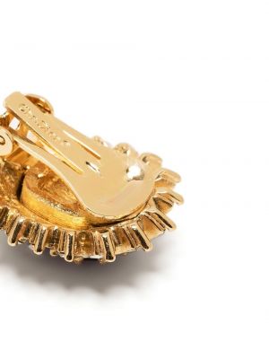 Kolczyki Christian Dior złote