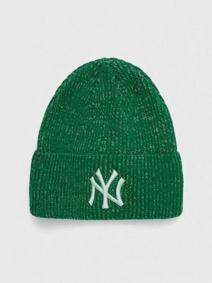 Dzianinowa czapka New Era zielona