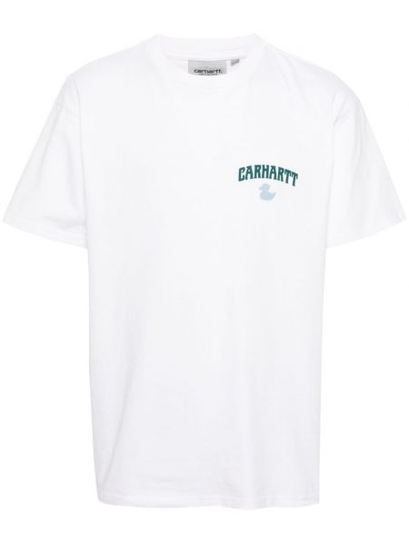 Памучна тениска Carhartt Wip бяло