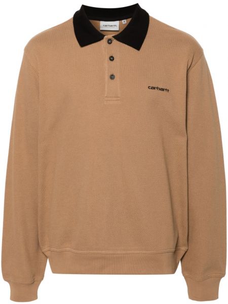 Pikeepaita Carhartt Wip ruskea