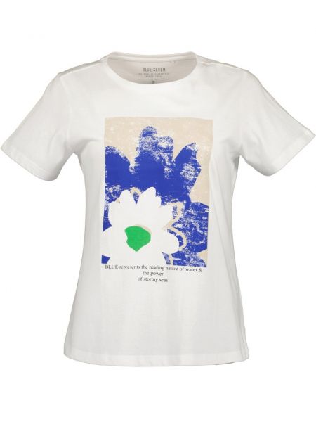 Koszulka z nadrukiem Blue Seven biała
