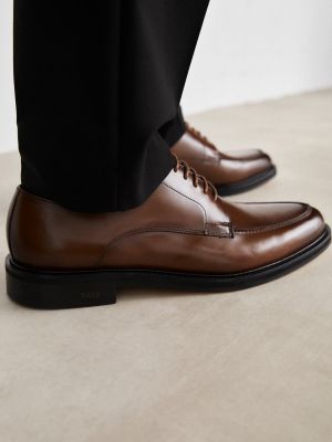 Туфли на шнуровке Boss коричневые