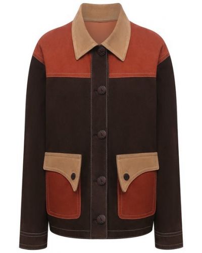 Замшевая куртка Drome, коричневая