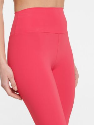 Sportovní kalhoty s vysokým pasem Lanston Sport růžové