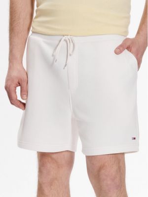 Pantaloncini sportivi Tommy Jeans bianco