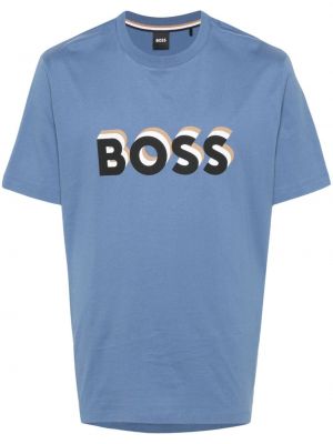 T-shirt Boss blå