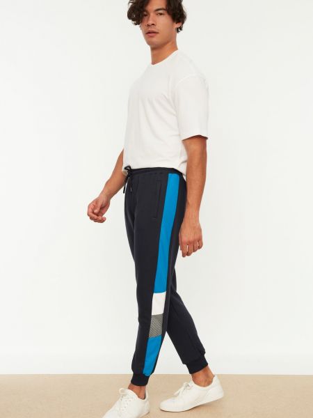 Sportovní kalhoty Trendyol modré