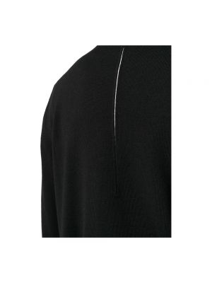 Jersey de lana de tela jersey Alexander Mcqueen negro