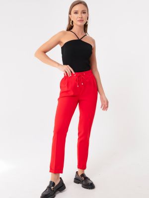 Rovné kalhoty Lafaba červené