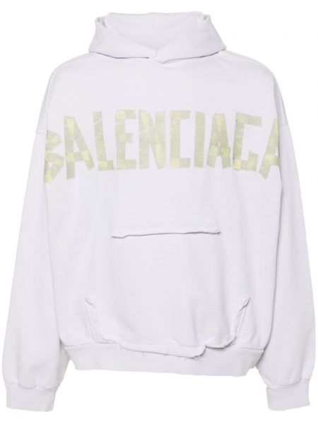 Hættetrøje Balenciaga hvid