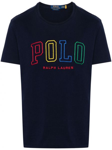 Leinen hemd Polo Ralph Lauren blau