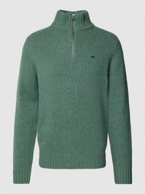 Zielony dzianinowy sweter Fynch-hatton