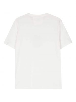 Raštuotas medvilninis marškinėliai C.p. Company balta