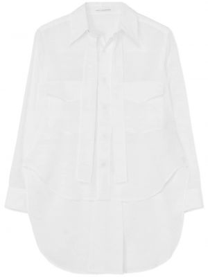 Bavlnená košeľa Yohji Yamamoto biela