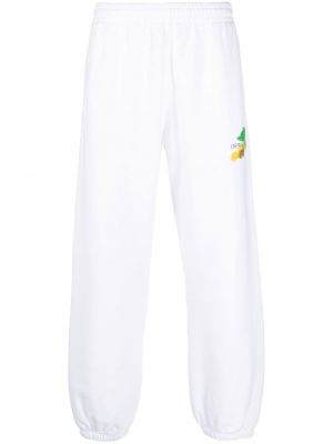 Pantaloni Off-white alb