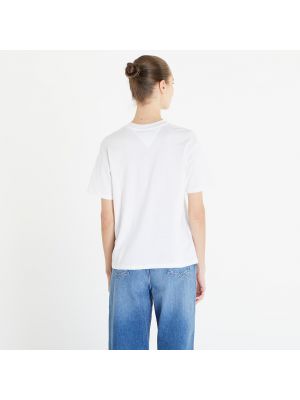 Μπλούζα με κοντό μανίκι σε φαρδιά γραμμή Tommy Jeans λευκό