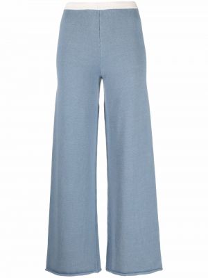 Pantalon droit Mm6 Maison Margiela bleu