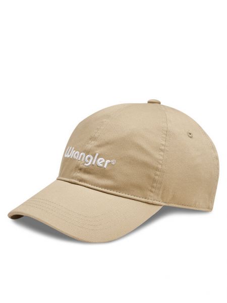 Cappello con visiera Wrangler beige