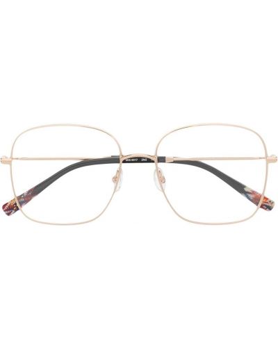 Oversized brýle Missoni Eyewear zlaté