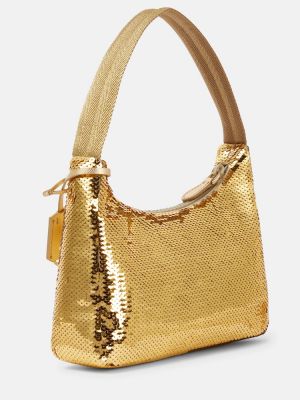 Τσάντα ώμου Prada χρυσό