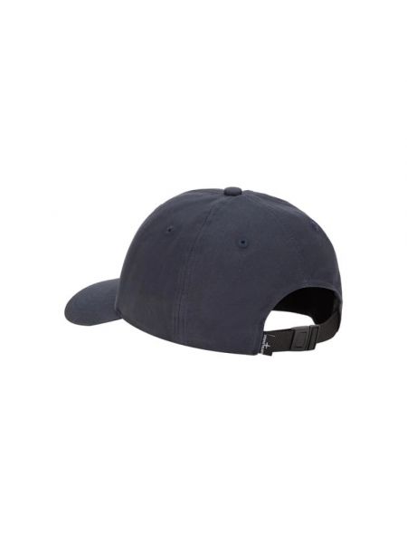 Gorra de algodón Stone Island azul