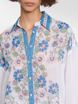 Camisa de algodón de flores Juliet Dunn