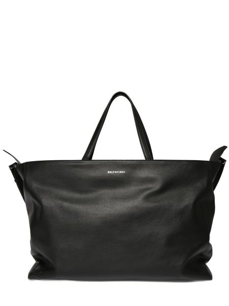 Bolso shopper de cuero Balenciaga negro