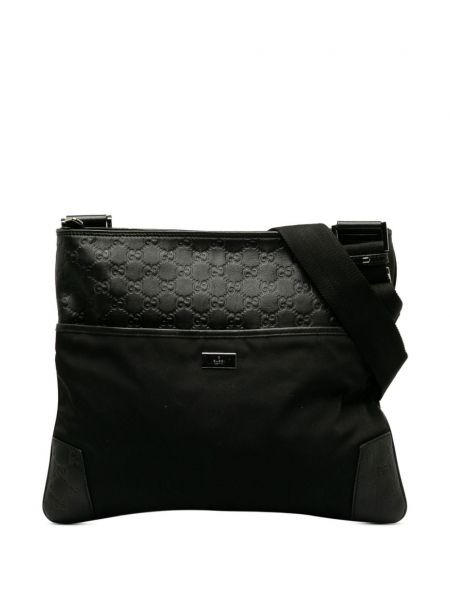 Найлонови чанта през рамо Gucci Pre-owned черно