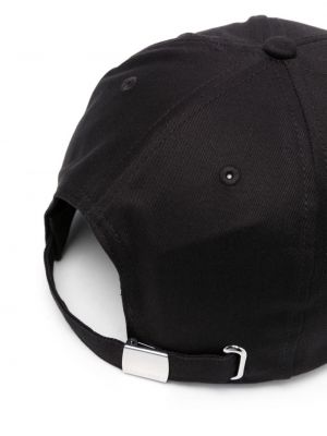 Medvilninis kepurė su snapeliu Calvin Klein juoda