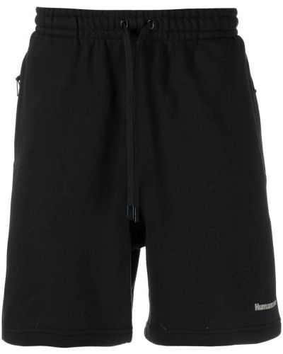 Bomull shorts Adidas svart