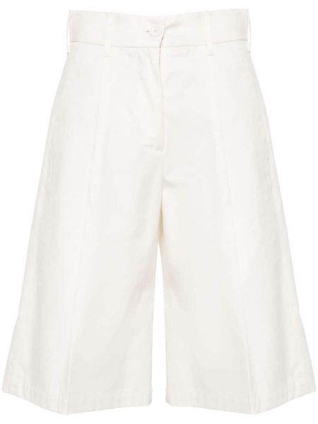 Shorts en coton Herno blanc