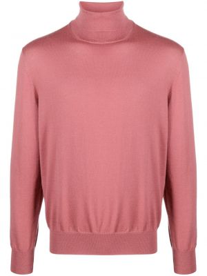 Вълнен пуловер Fileria розово