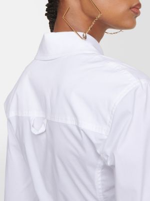 Kokvilnas krekls Jacquemus balts