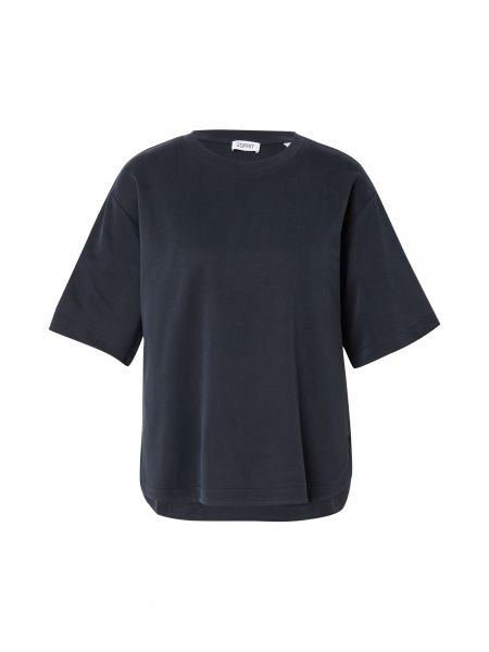 Relaxed fit marškinėliai Esprit juoda